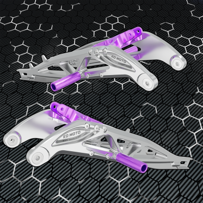 KO Moto Swing Arm for SUR-RON Light Bee silver/purple