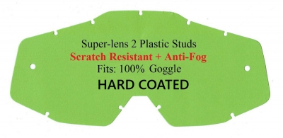 RNR lens hard coated 100% googles clear