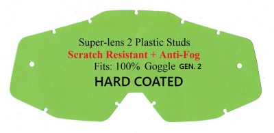 RNR lens hard coated 100% Gen. 2 googles clear