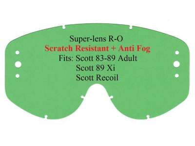 R-lens Scott 83-89 R-OFF (3-hole) clear