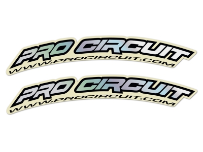 Pro Circuit Mini Kotflügel Sticker Hologramm