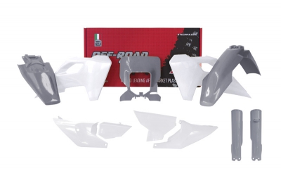 Rtech Complete Plastic kit Husqvarna TE/FE 24- grey/white 7-pcs