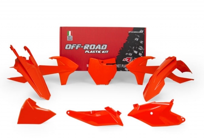 Rtech Plastikkit für KTM SX 85 18- Neon Orange 6tlg