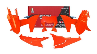 Rtech Plastikkit KTM EXC 24- neon orange 6pcs.