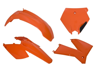 Rtech Plastic kit KTM  SXF 05-06, EXC 05-07 Orange 4 pcs.