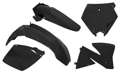 Rtech Plastic kit for KTM SX 00  EXC 00-02 black 5pcs.