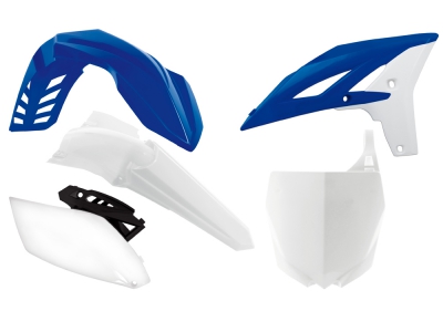 Plastic kit YZF 250 10-13 blue/white OEM 2013 5pcs.