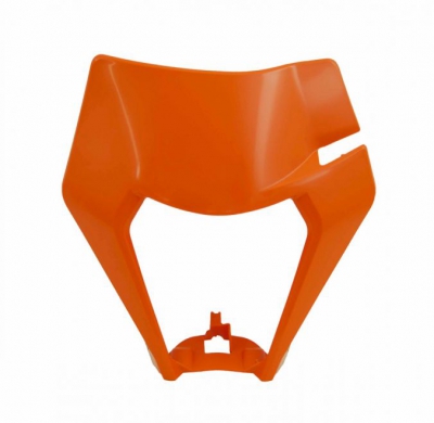 Lampenmaske für KTM EXC 20-23 Orange