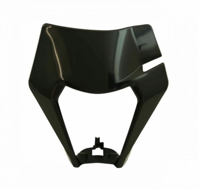 Lampenmaske für KTM EXC 20-23 Schwarz