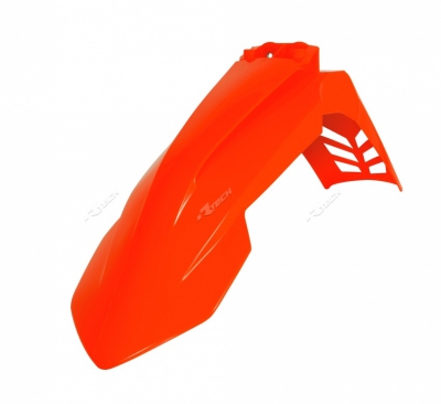 Rtech front fender for KTM SX/SX-F 16-22, EXC 17-23 neon orange