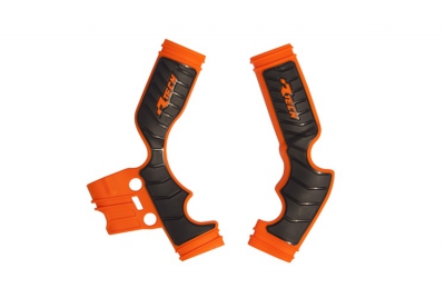 Rtech grip frame protectors KTM SX 65 16-23 orange/black