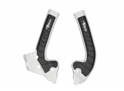 Rtech grip frame protectors KTM SX 85 18-, Husqvarna TC 85 18-, GasGas MC 85 21- white/black