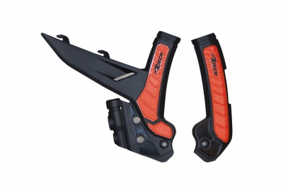 Rtech grip frame protectors KTM SX/F 23-, EXC 24- black/orange