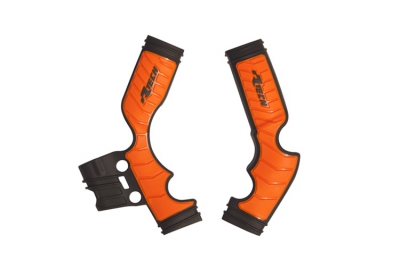 Rtech grip frame protectors KTM SX 65 16-23 black/orange