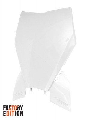 Factory Nummerntafel vorn für KTM SX/F 23- Weiß