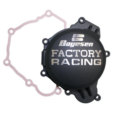 Boyesen Factory Ignition Cover for KTM SX 65 09-23, Husqvarna TC 65 17-23, GasGas MC 65 21-23 black