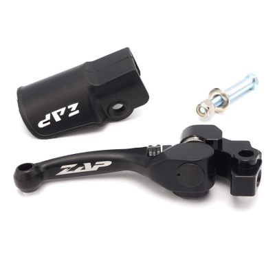 ZAP 3D Flex brake lever Braktec GasGas EC 21-, Husqvarna TE/FE 22- black