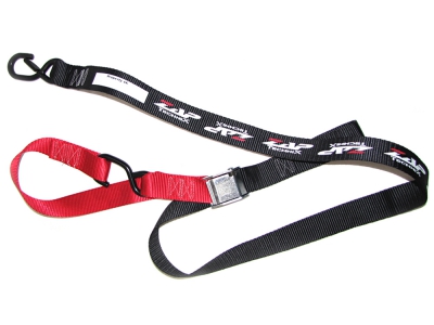 Tie Downs ZAP, 40mm width, Soft Hook -Made in USA- RED