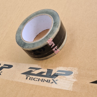ZAP Packing Tape 50mm x 100m clear with Logo