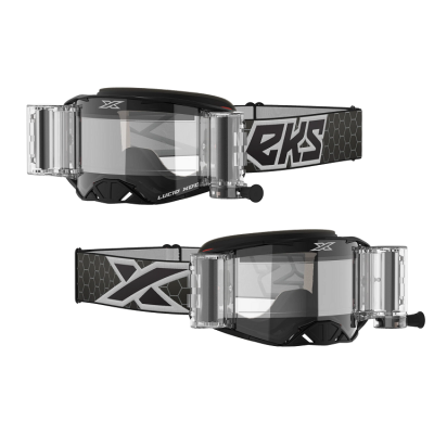 EKS Lucid Race Pack Goggle Black & White