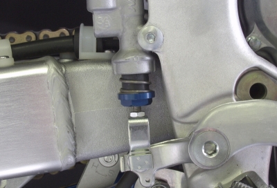 Works Connection Fußbremshebel Feder Kit by FasstCo 8mm Kawasaki KXF Blau