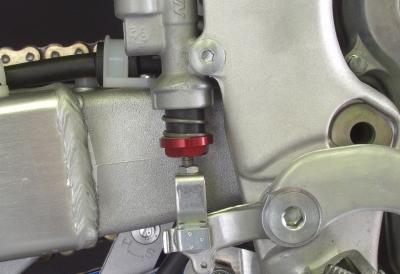 Works Connection Fußbremshebel Feder Kit by FasstCo 8mm Kawasaki KXF  Rot