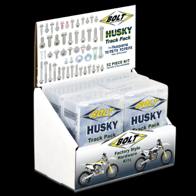 BOLT  Track Pack Husqvarna 6-kit Point of Purchase Display