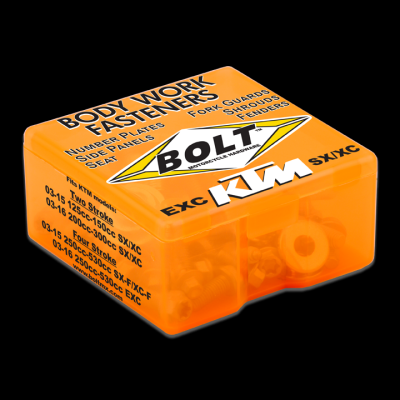 BOLT Full Plastics Fastener Kit KTM EXC 03-16, SX(F) 03-15