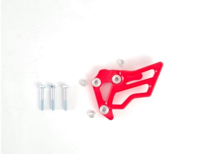 TMD Integrated Sprocket Cover and Case Saver Beta RR 11- red