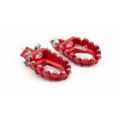 S3 Solid Footpegs Honda Africa Twin 18- red