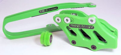 TMD chain guide n slide kit KX 450 19- / 250 21- green