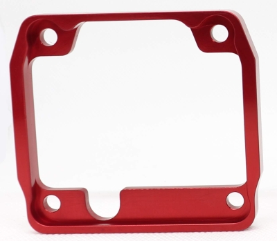 Lectron Float Bowl Bracket Gefräst Rot