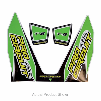 Pro Circuit T-6 Exhaust Decal green