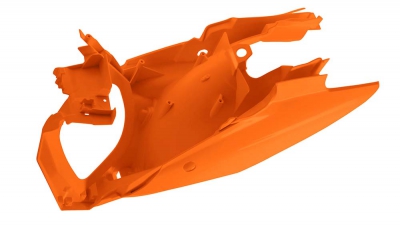Airbox m. Seitenteilen für KTM SXF 11-15, EXC 12-16 orange