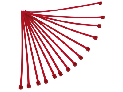 Rtech Kabelbinder 4,8 x 280 mm rot 100 Stück