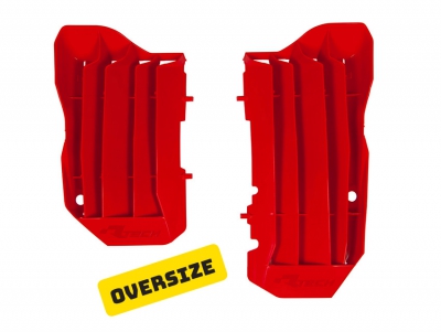 Rtech Oversize radiator louvers CRF 450 2017-2020 Red