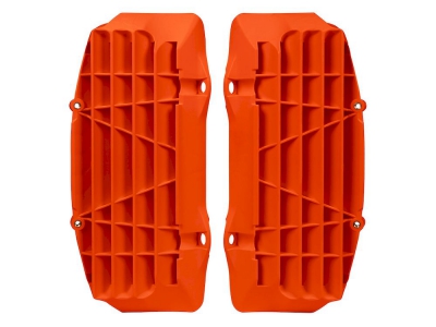 Rtech Oversize radiator louvers SX(F) 16-18  EXC(F) 17-19 Neon Orange