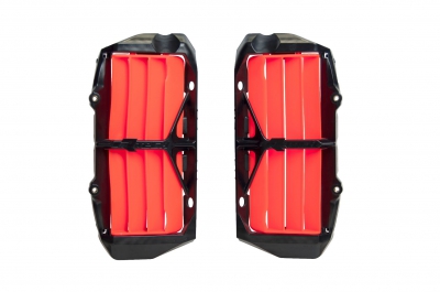 Rtech Oversize radiator louvers SX(F) 19-  EXC(F) 20- Neon Orange