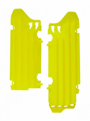 Rtech radiator louvers RMZ 450 2018- Neon Yellow