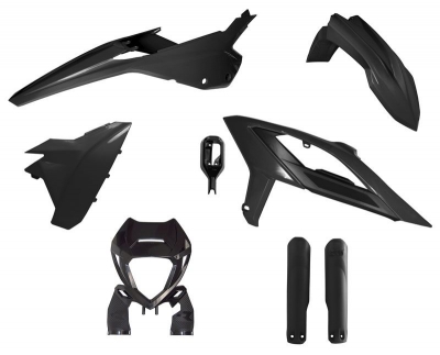 Factory Plastic kit Beta RR 2023- black 7-pcs