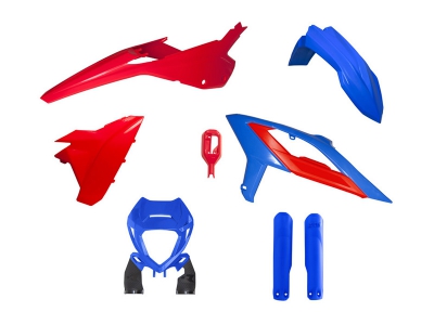 Rtech Factory Plastic kit Beta RR 2023- red/blue Racing 7-pcs