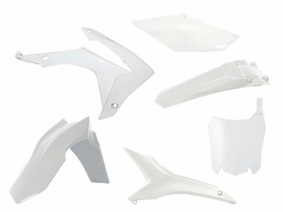 Plastic kit Honda CRF 450 13-16 / CRF 250 14-17 White  6 pcs
