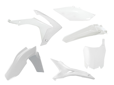 Rtech Plastic kit Honda CRF 450 13-16 / CRF 250 14-17 US white 6pcs