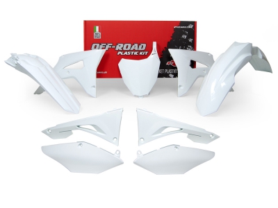 Plastic kit Honda CRF 450 17-20 / CRF 250 18-21 white 6 pcs