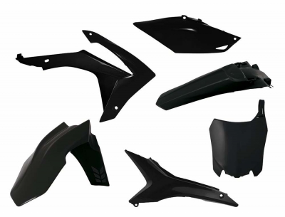 Plastic kit Honda CRF 450 13-16 / CRF 250 14-17 5 pcs. black