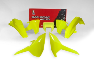 Plastic kit HSQ FE,TE 17-19 5pcs neon yellow
