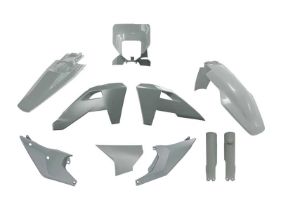 Rtech Plastik komplett kit für Husqvarna TE/FE 26- OEM Grau 8tlg.