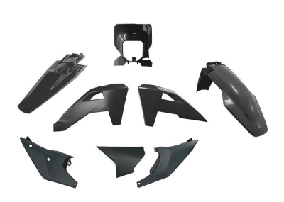 Rtech Plastikkit für Husqvarna TE/FE 26- Schwarz 7tlg.