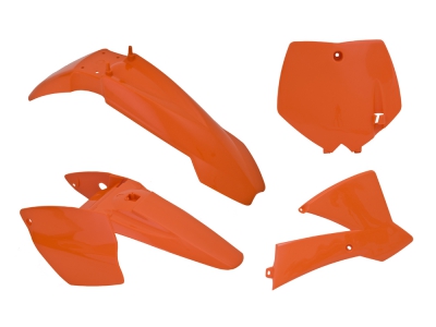 Rtech Plastic kit KTM SX 65 02-08 Orange 4 pcs.