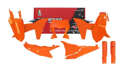 Rtech Complete Plastic kit KTM EXC 24- orange 7-pcs